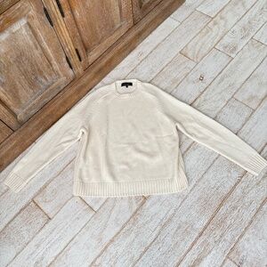 Loro Piana Off White Baby Cashmere Sweater